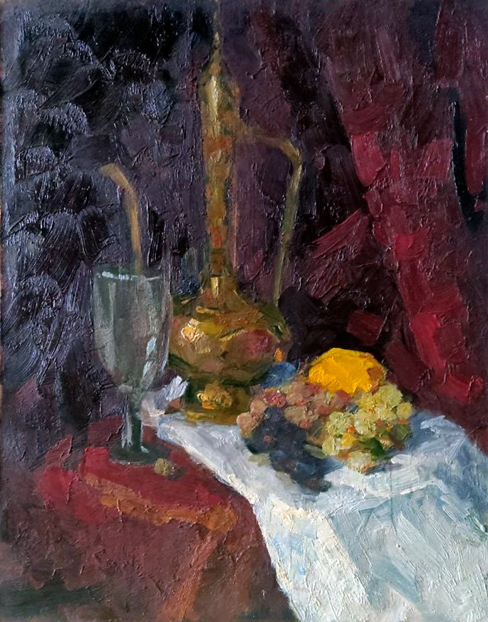 Nature Morte with Grapes